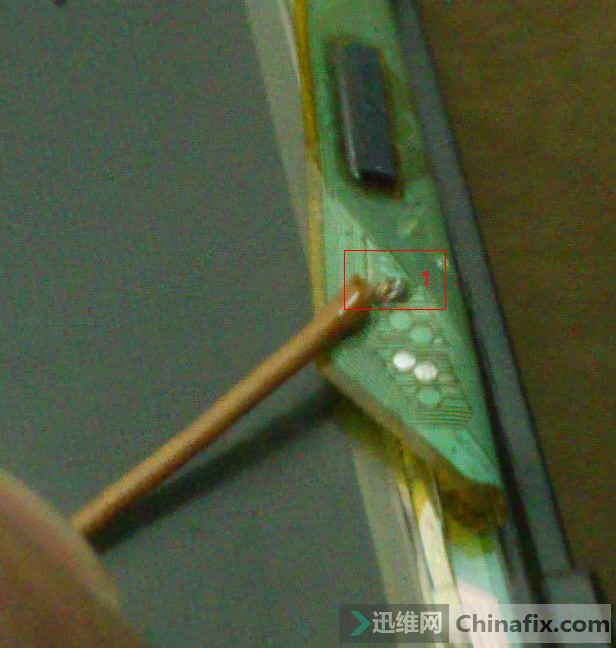 京东方屏,型号HT185WX1-501白屏维修-迅维网