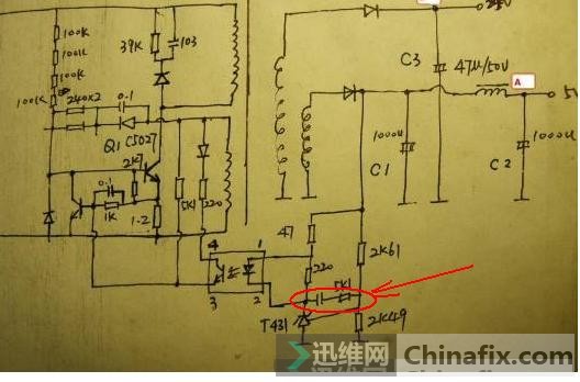 不说原理只说关键测试点略谈航嘉hk400电源的维修