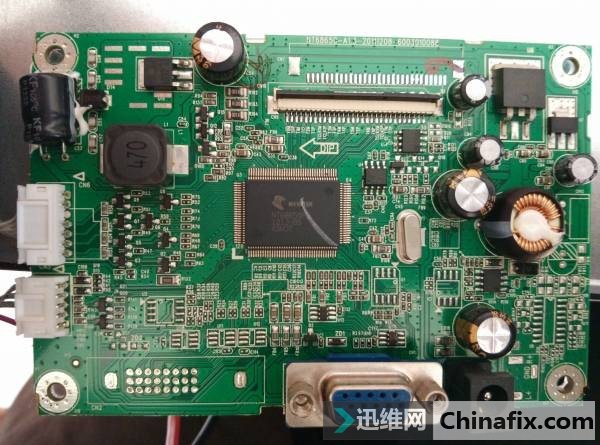 BHK 21.5LED 显示器闪一下黑屏,7秒重复一次