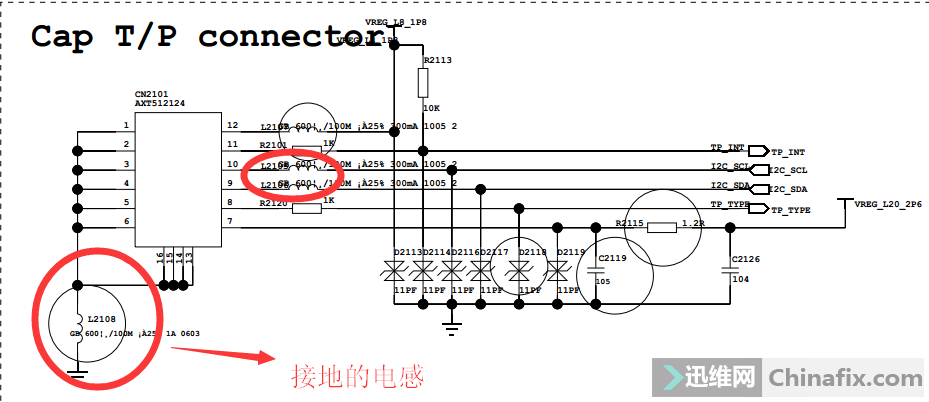 客户拿来一部R807说在省城换了屏后,触摸不能用了也不能充电了。心里想:谁TM让你去省城修呢,来回70块的车费呢SB。放下来看看吧。 修东西像人一样,先要把肚子填饱,再去想下半身的问题。先搞触摸不能用的问题,然后再搞充电的问题。 先搜一下有没有通病,有。 触摸接口的对地电感坏了,拆掉用焊锡短接,无效!