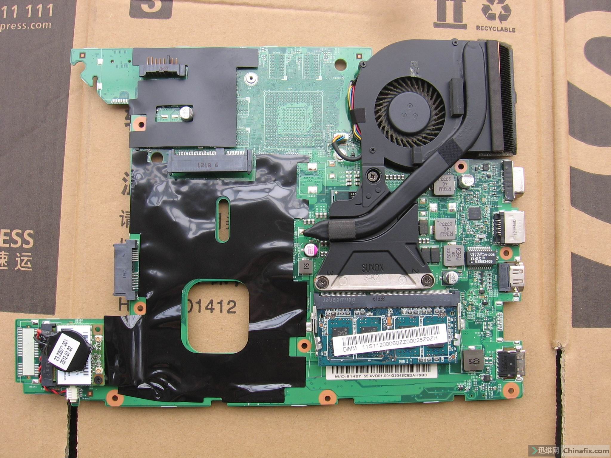 华硕x43u 惠普cq43 联想b470e拆机主板