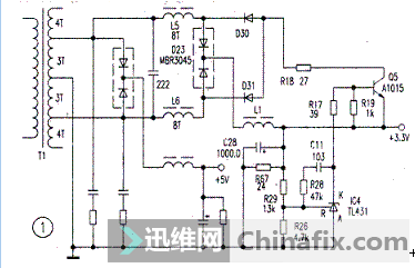 更换a733后,3.3v端输出正常.