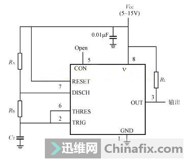 ne555引脚图及功能电压电路图纸