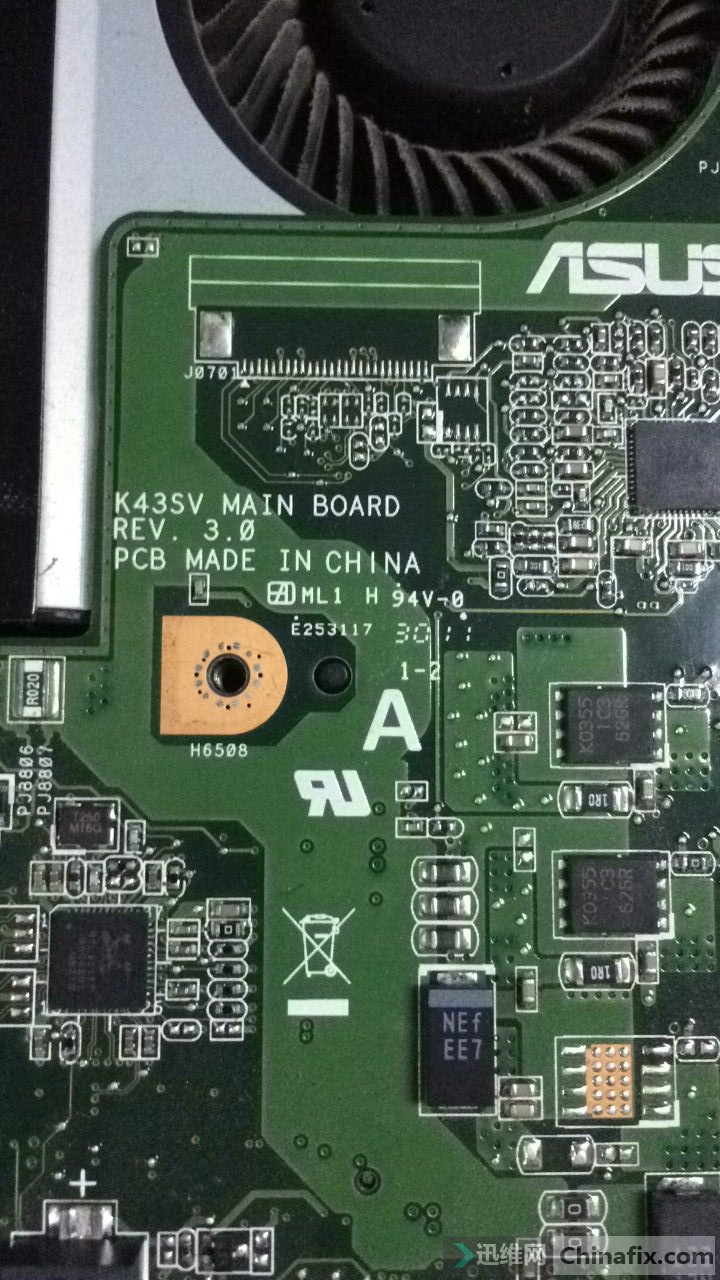 ASUS K43SV 3.0 重启4次亮机-迅维网维修论坛