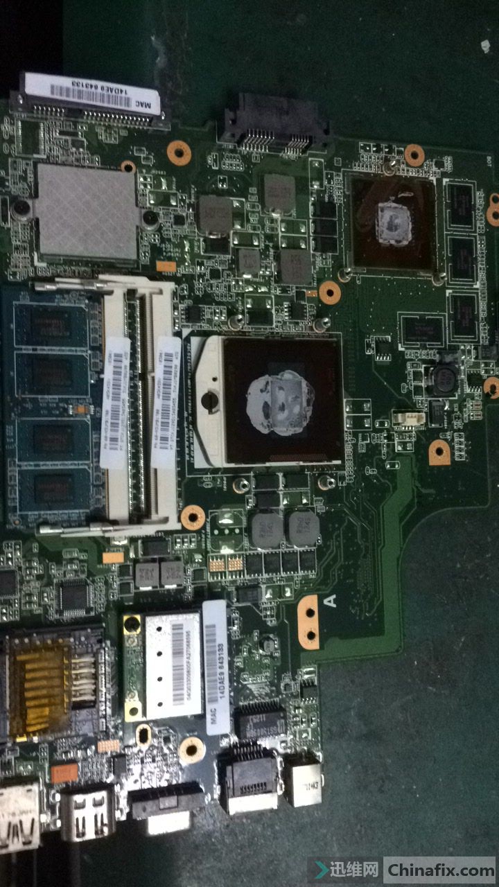 ASUS K43SV 3.0 重启4次亮机-迅维网维修论坛