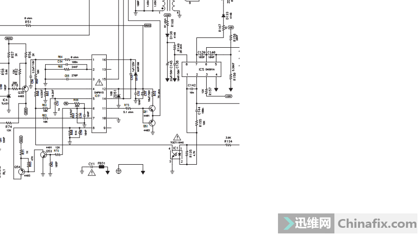 klv37m300a液晶彩电电源供电线路图eadp170af