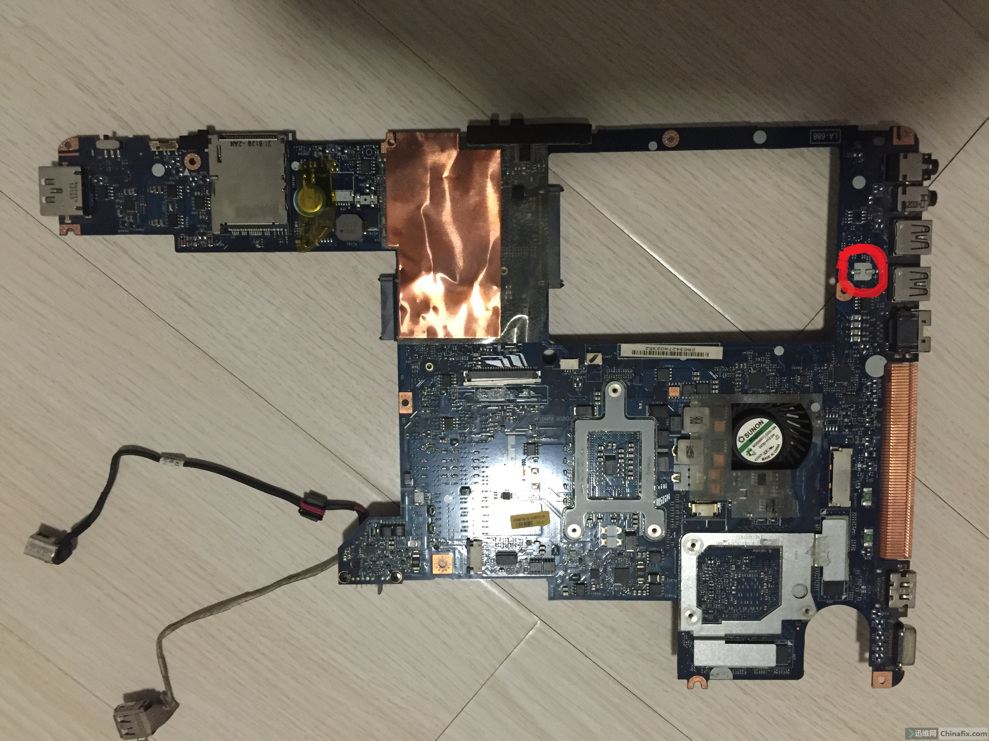 联想Y470N的主板掉了一个贴片电解电容,是否