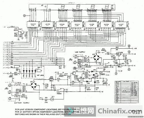 福禄克万用表fluke8050a液晶屏变装led