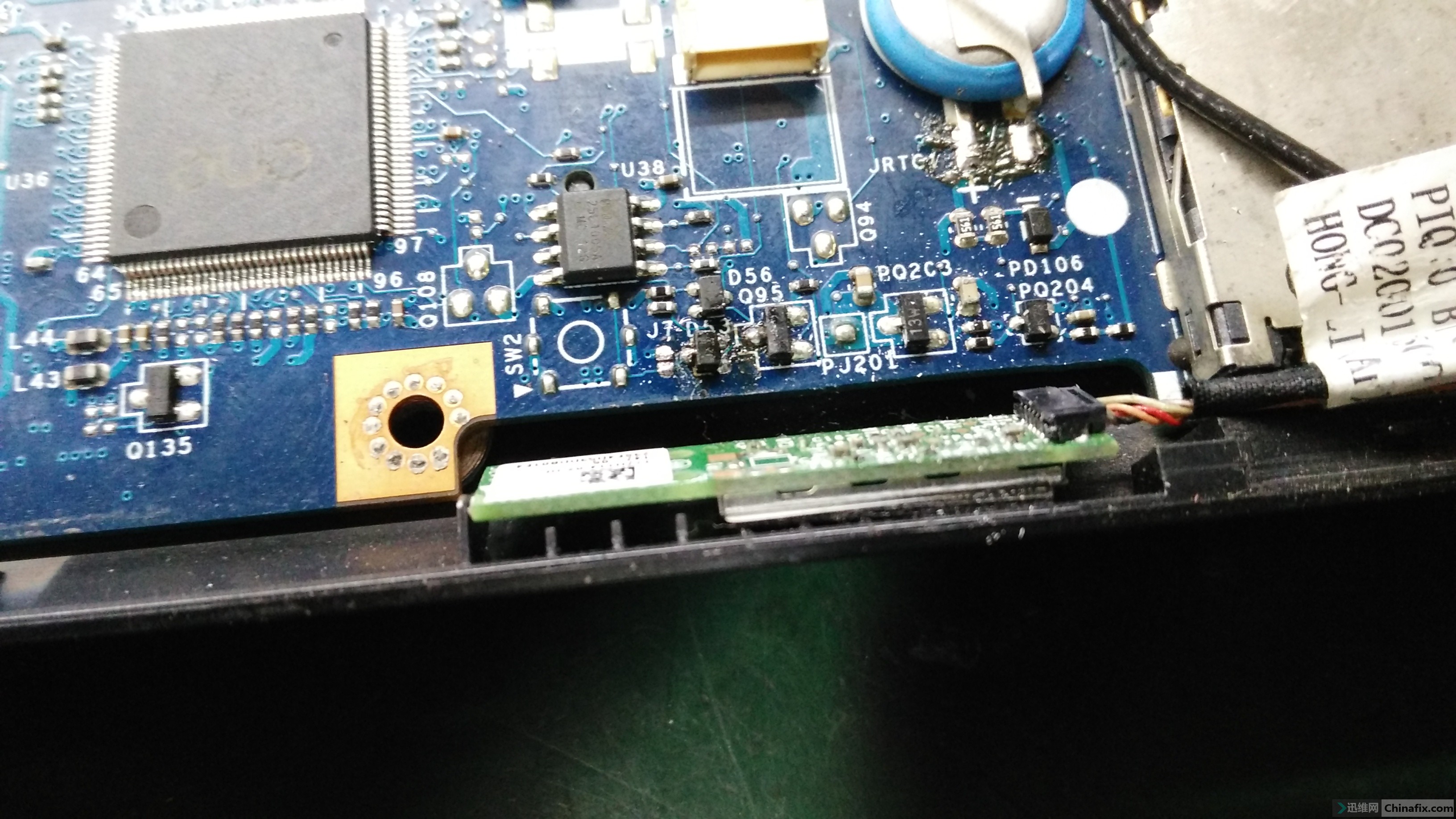 联想y471a掉电维修