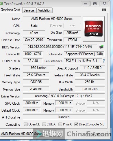 谁有蓝宝石hd68502gddr5黑钻版bios