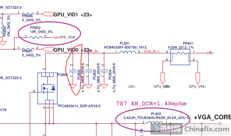 联想y471a 不开机 及无cpu 供电维修经验