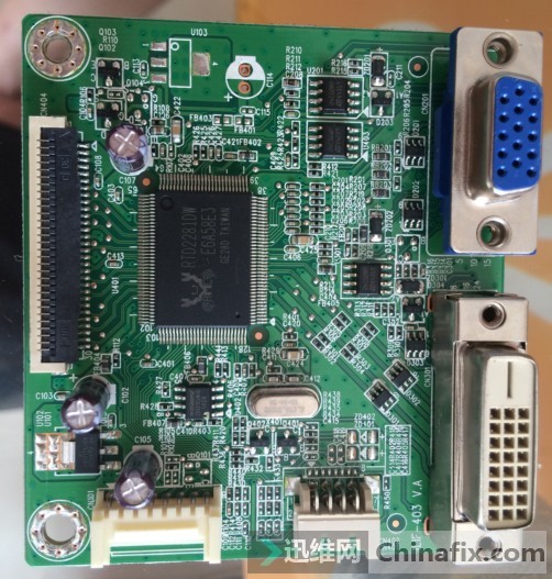 联想显示器 DVI接口可以显示 VGA接口无信号