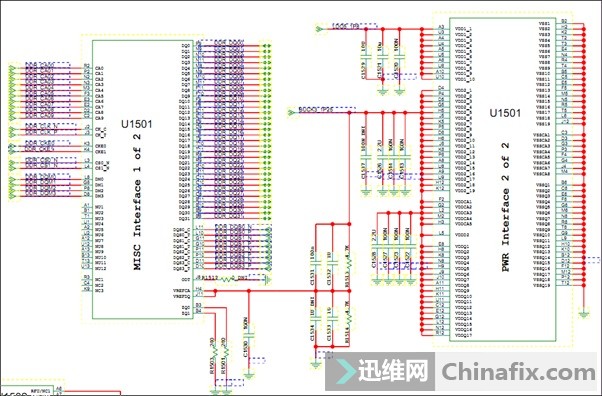 华为荣耀畅玩4x基带单元——flash电路分析