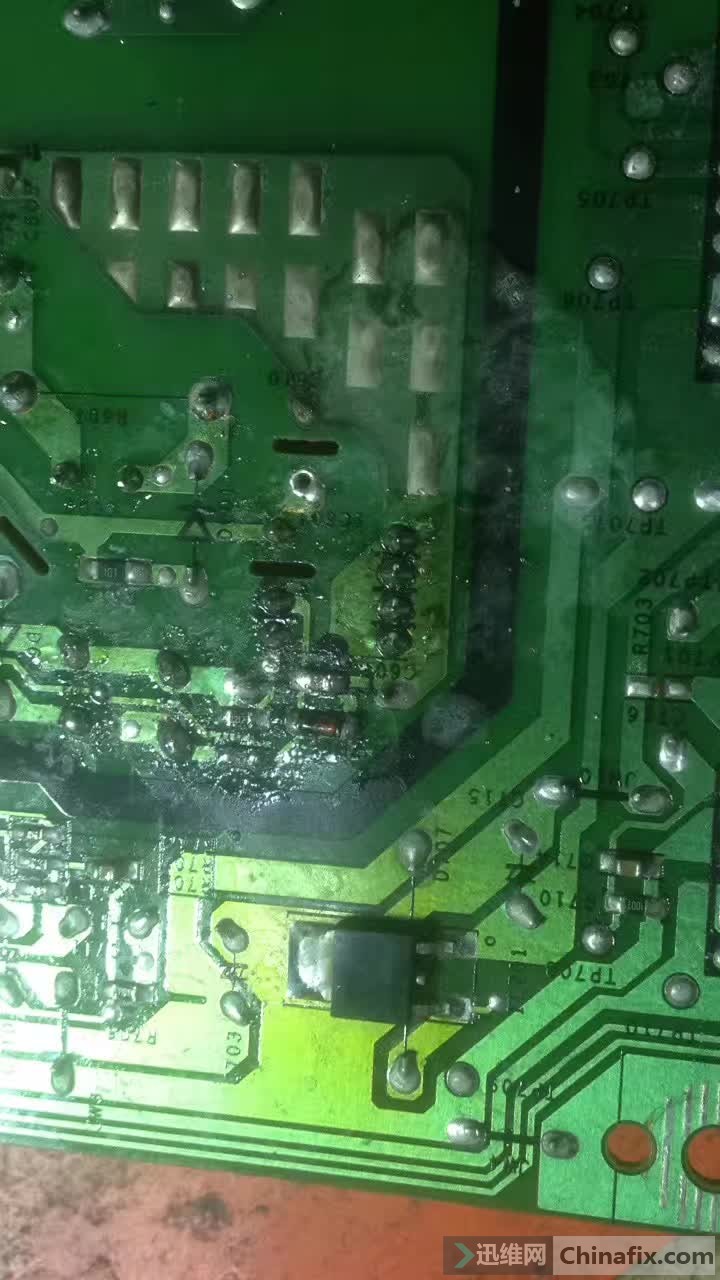 华硕VE198显示器不通电维修-迅维网维修论坛