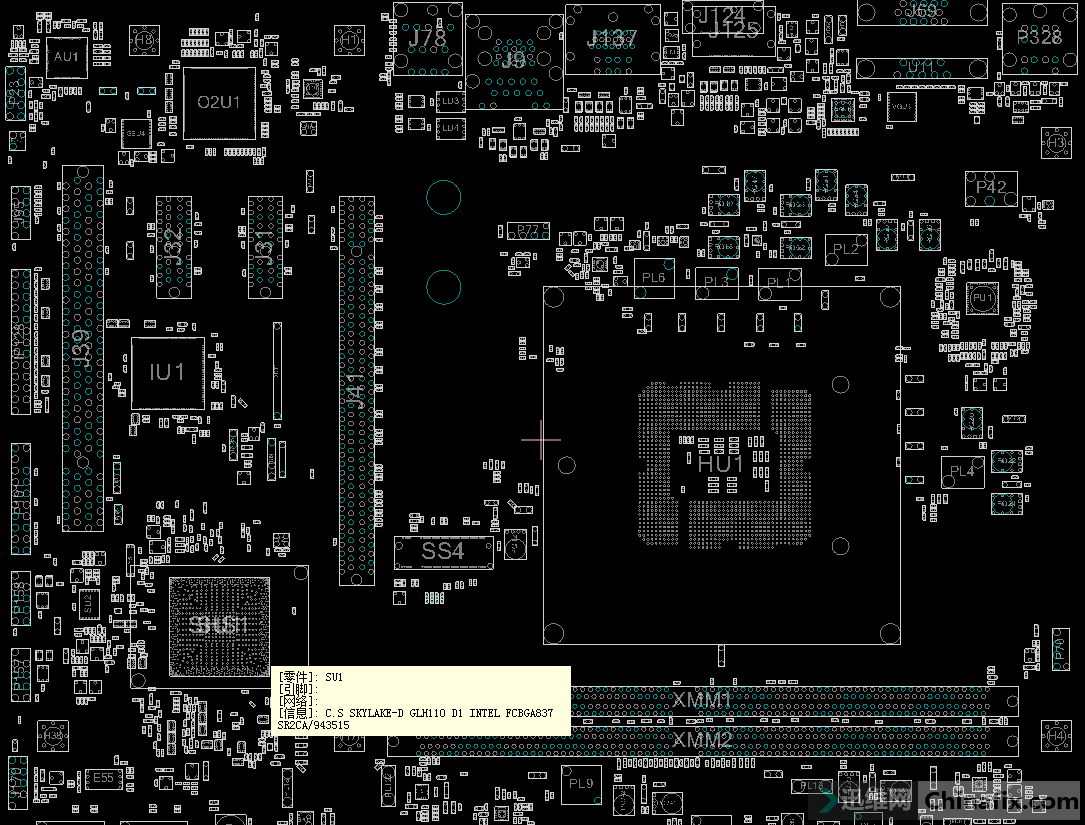 asrock h110-4s r3_r3.00点位图