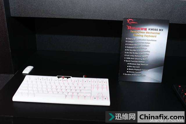 带你看台北电脑展 凯华新手机械键盘轴体与猫头鹰散热革新