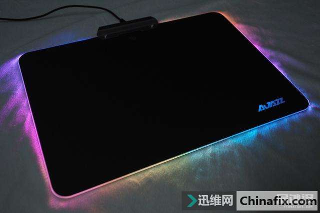 黑爵AJPAD RGB幻彩鼠标垫开箱体验
