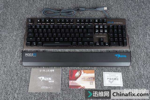 宜博K751 RGB机械键盘开箱测评