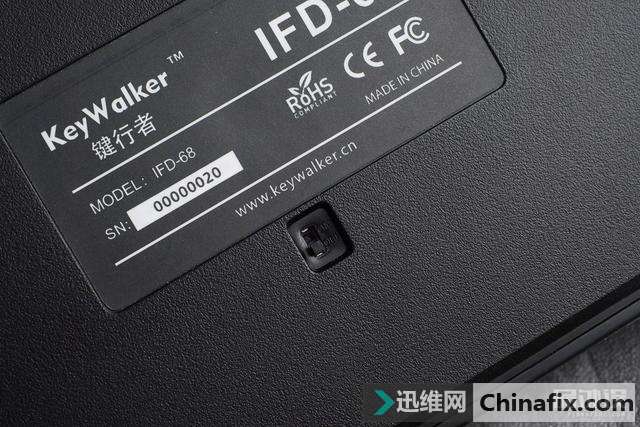 键行者IFD-68蓝牙机械键盘拆解测评