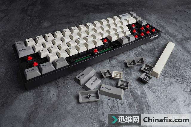 键行者IFD-68蓝牙机械键盘拆解测评