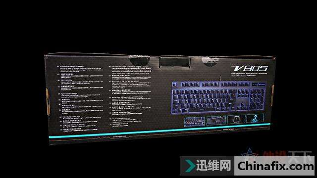 原厂血统:雷柏V805背光游戏机械键盘测评