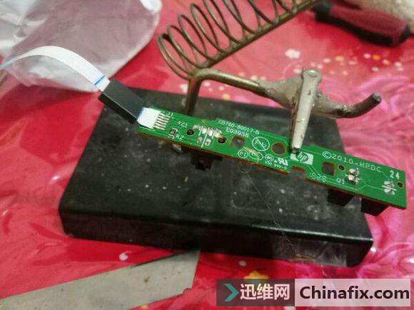 飞线修复作死拆解破坏的打印机小板