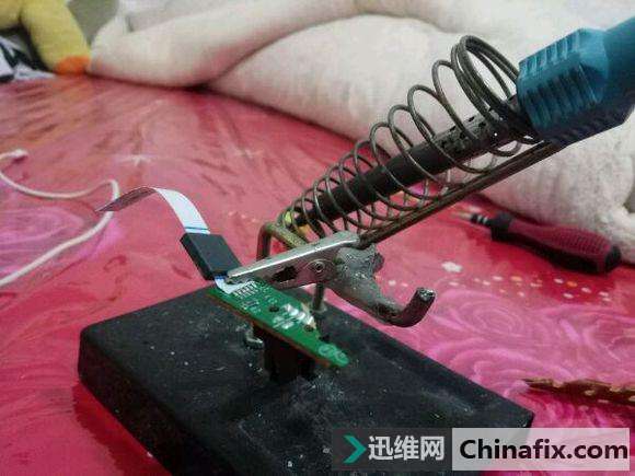 飞线修复作死拆解破坏的打印机小板