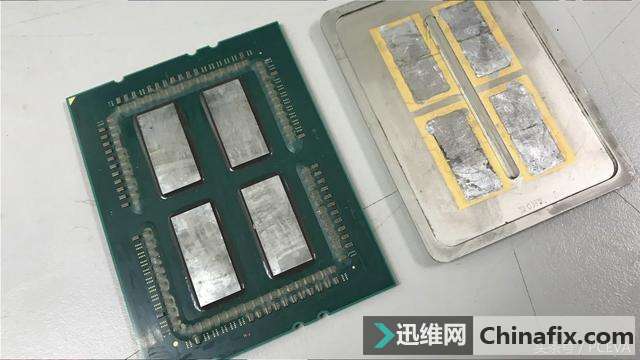 16核处理器开盖后发现原来是32核,可惜翻车了!
