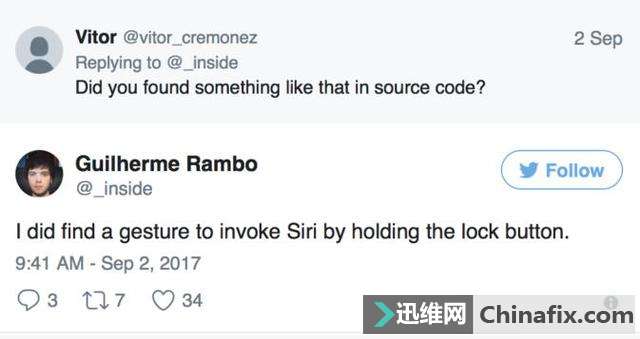 iPhone8的电源键又多一项新功能?长按电源键能呼叫Siri