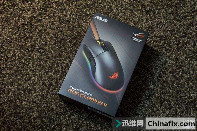 重新定义灯效,华硕 ROG GLADIUS II鼠标测评