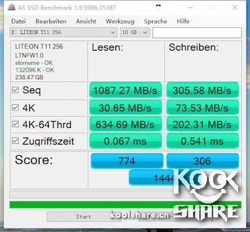Liteon  T11 256G NVME SSD
