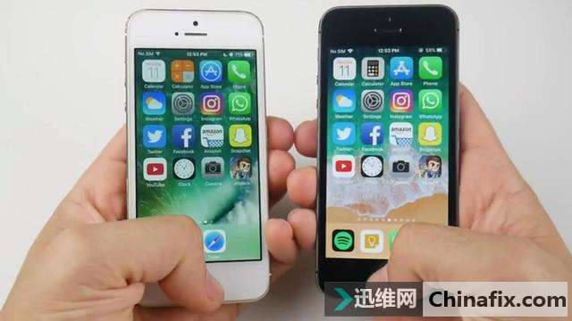 看完iPhone5S运行苹果iOS11和IOS10.3.3速度对决,不想升级了