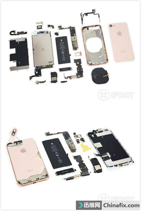 直接碎成渣!iFixit拆解iPhone 8 Plus:后盖分离几乎不可能