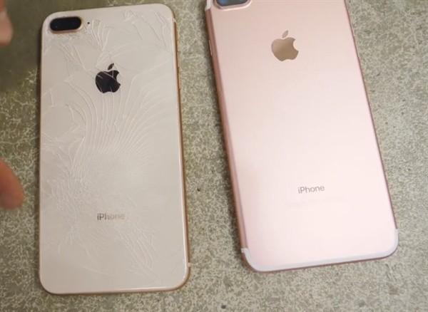苹果iPhone8一摔就碎 怪不得首发没人买
