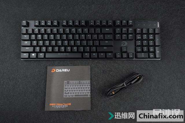 达尔优EK820 104key Touch机械键盘开箱测评