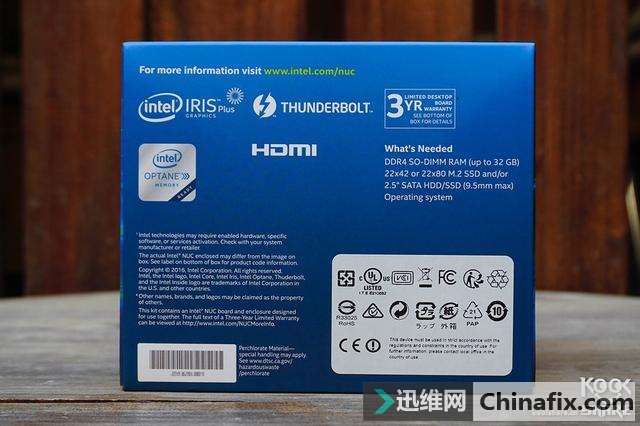 Intel 英特尔 NUC7i7BNH 微型电脑 开箱测评拆解