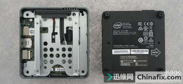 Intel 英特尔 NUC7i7BNH 微型电脑 开箱测评拆解