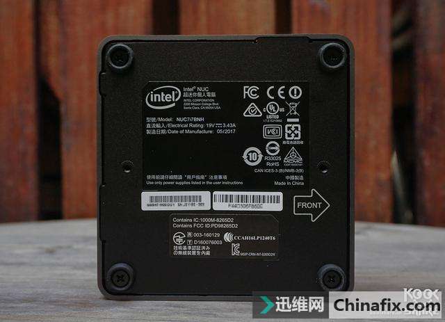 Intel 英特尔 NUC7i7BNH 微型电脑 开箱测评拆解