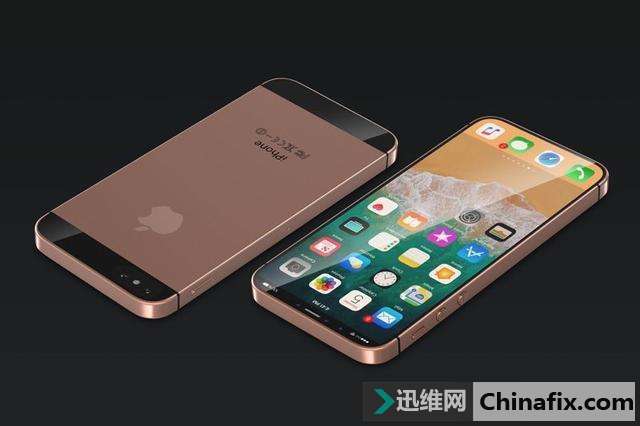 网传iPhoneSE2渲染图超梦幻!苹果的全面屏小