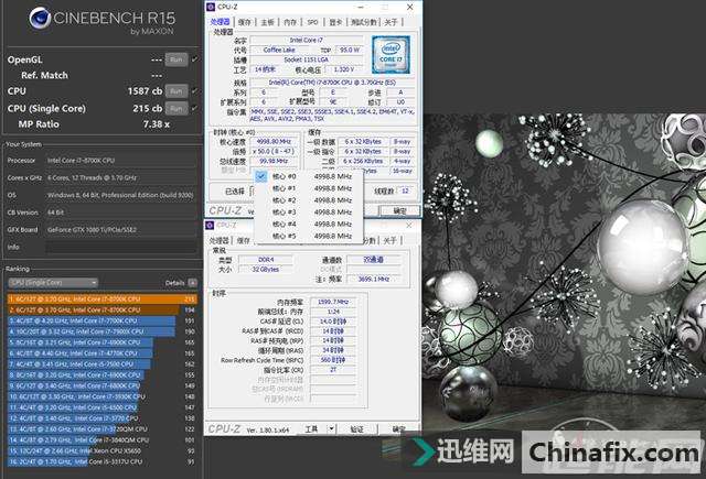 Core i7-8700K/技嘉Z370 AORUS Gaming 7主板测评:六核时代降临