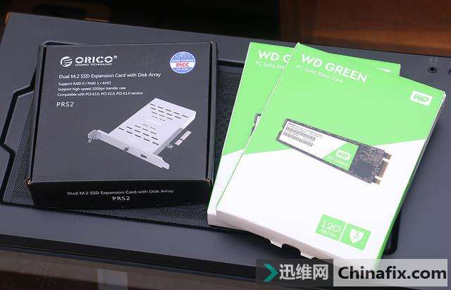 体验一键组RAID,西数Green固态硬盘+奥睿科阵