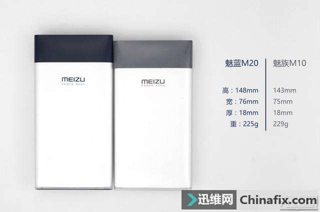 魅蓝M20双向闪充移动电源拆解测评