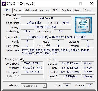 Intel 8代处理器怒超7.4GHz