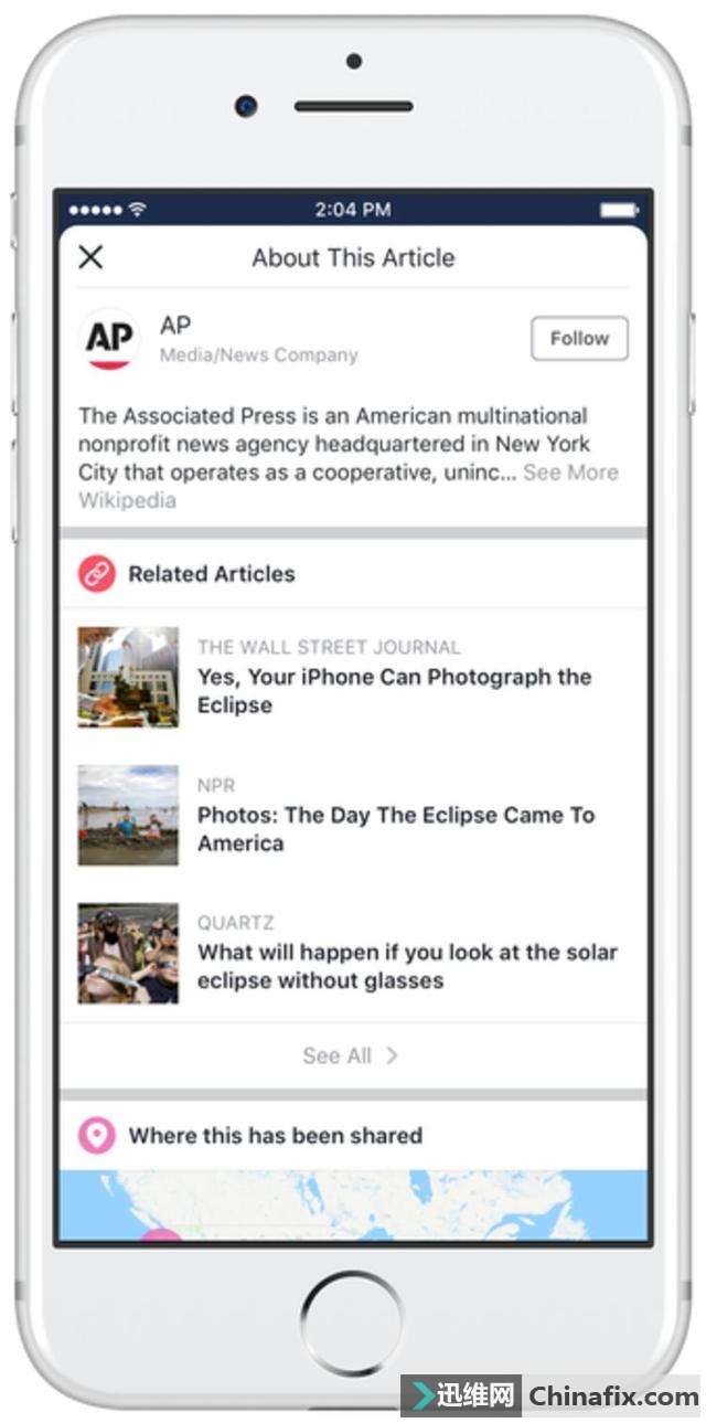 为了打击假新闻,Facebook 打算增加一个“更多信息”的按钮