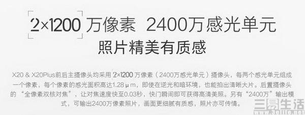 vivo X20的“2x1200万像素”,原来是这么一回事