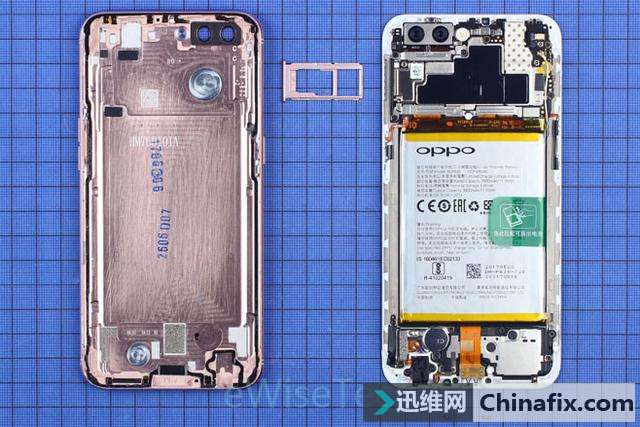 OPPO R11拆解,摄像头供应商揭晓
