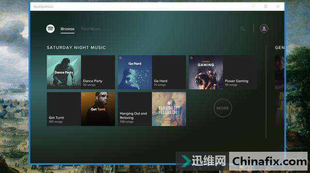 微软Spotify Win10 UWP版将支持MR-迅维网—维修资讯