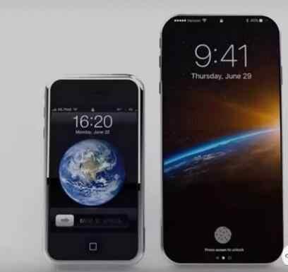 第一代iPhone与iPhone8比较:差距不止十万八千里