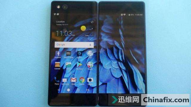 中兴全球首发折叠屏手机 成功把三星拍在沙滩上