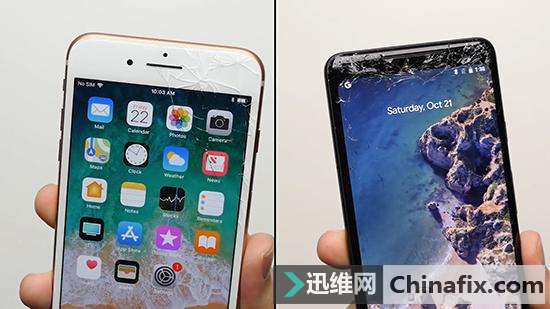 旗舰手机测验:iPhone 8 Plus不堪一击,但它却烂掉渣